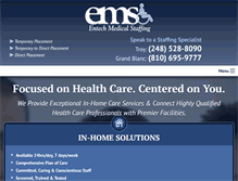 Tablet Screenshot of entechmedicalstaffing.com